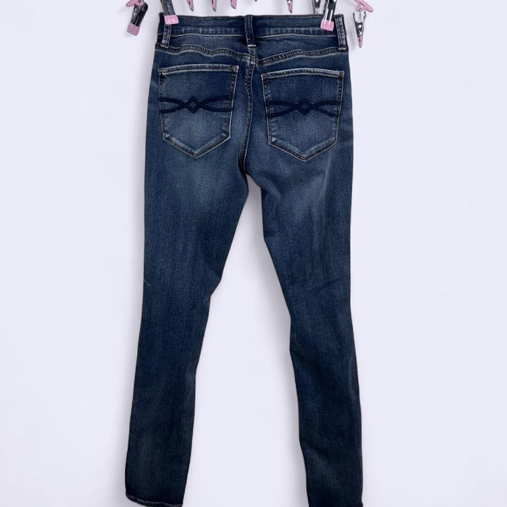 Mudd Low Rise Skinny Jeans Size 1 Distressed Y2K Stretch Denim - Picture 5 of 7